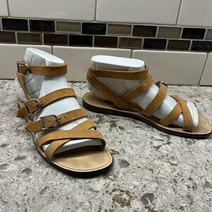 J. Crew Suede strappy sandals